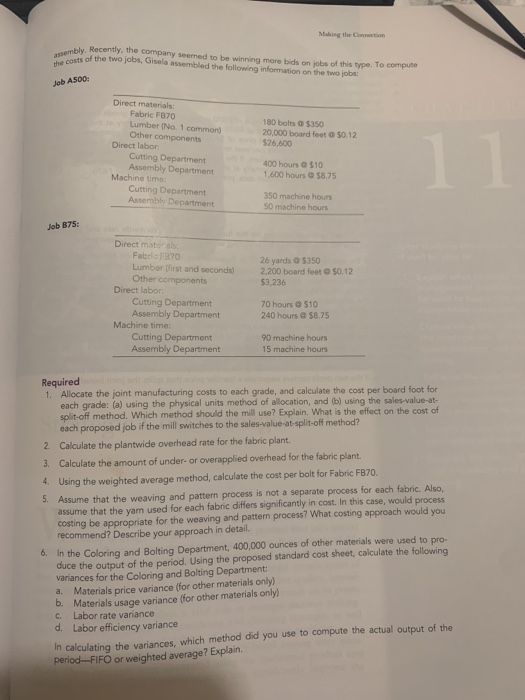 is tied very strongly to Beauville. Beau ville operates a sawmill, a