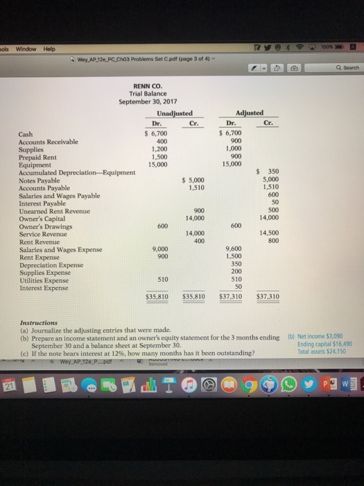  ols Window Help Wey AP 12e PC.Ch03 Problems Set C pdr
