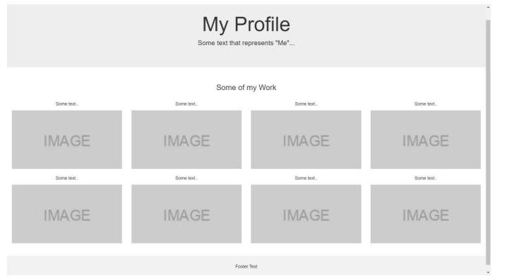  Create the following webpage using div and bootstrap. You may background