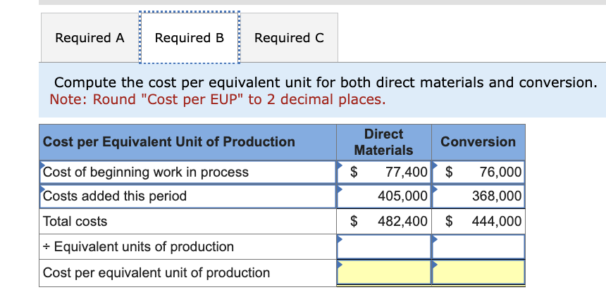 in the tabs below. Assign costs to the department's output-specifically, to the