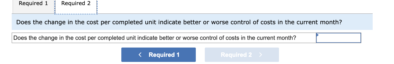 cost per equivalent unit for both direct materials and conversion. Note: Round
