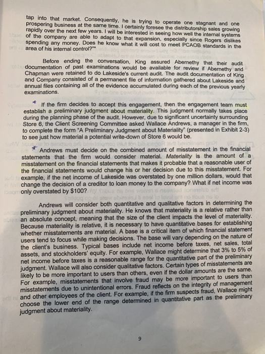 the predecessor auditor reveal any disagreements with management as to accounting principles,