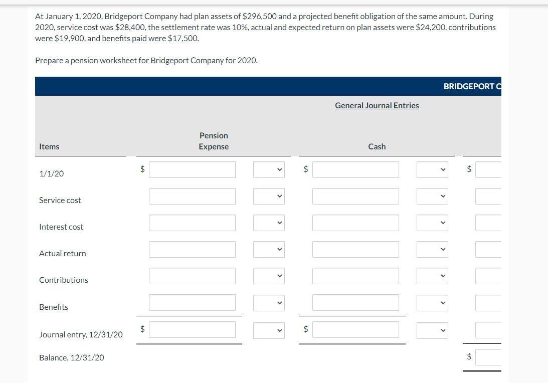 can you answer this question for me ? At January 1, 2020,