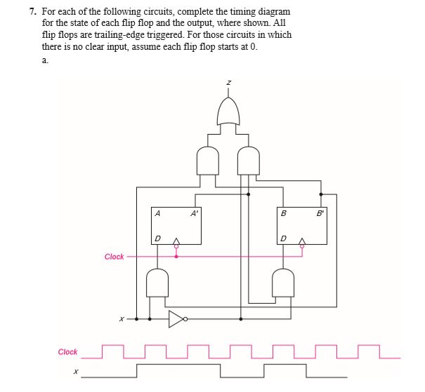 Please explain Step by step 7. For each of the following circuits,