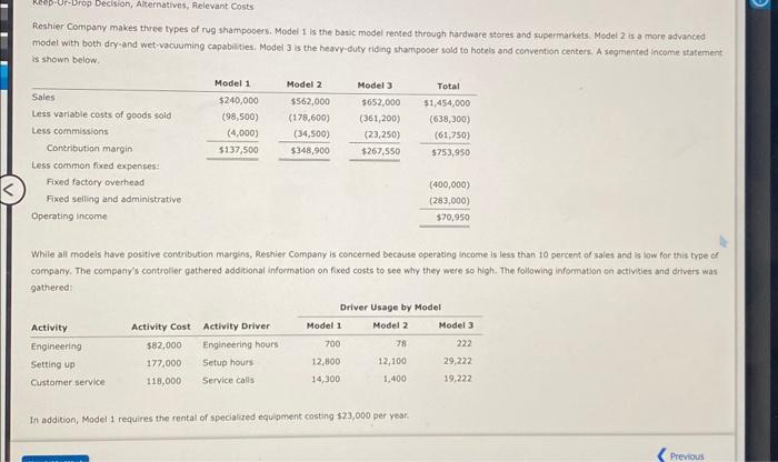 please i need your help Aeshier Company makes three types of rug