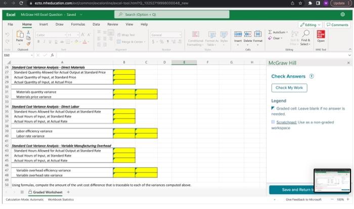A4 to G14 and rows 16 to 17. A statement of requirement