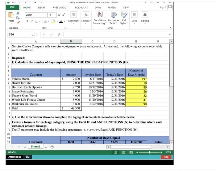 Can you please show the excel formula for each box highlighted