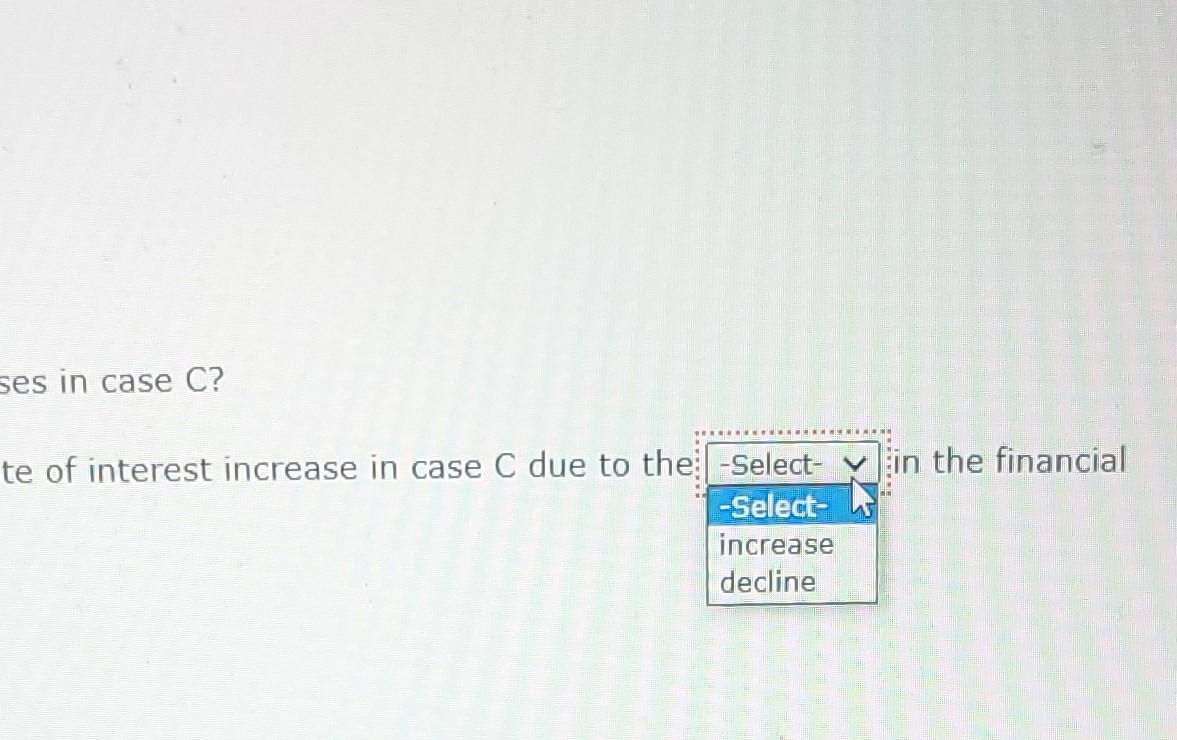 40% debt with a 10% interest rate and 60% equity Case C