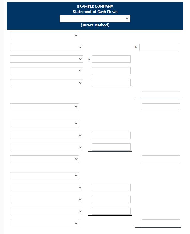 plant assets were sold in 2020 . Prepare a statement of cash