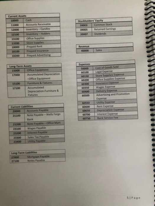 In the first part, the student will complete the journal entries by