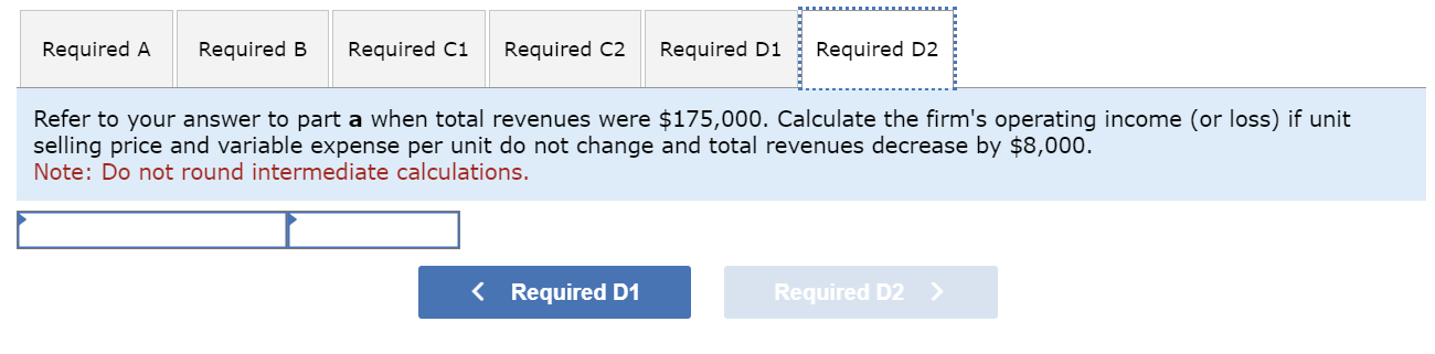 units to 1. 22,500 units. 2. 9,500 units. d. Refer to your