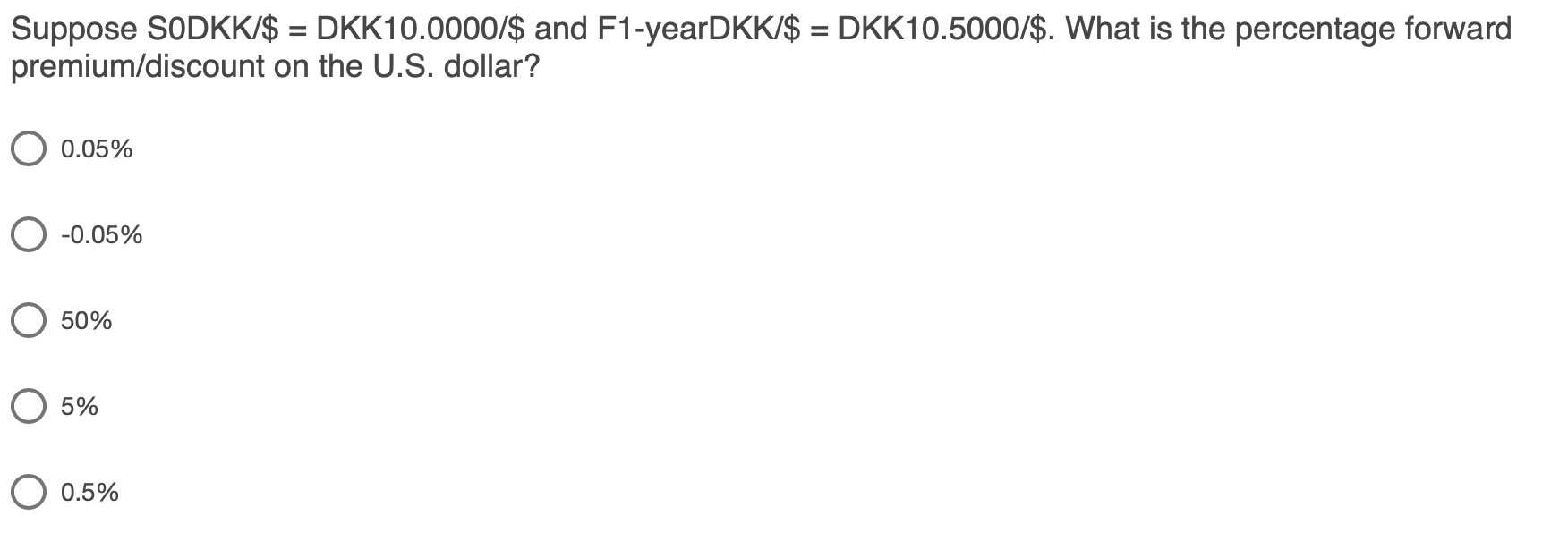 105.10/$ Spot exchange rate (ask) = 105.12/$ 6-month forward points (bid) =