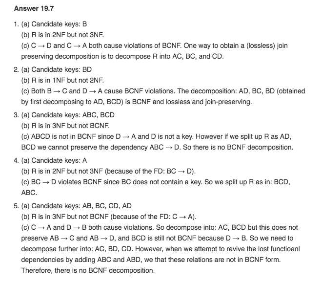 B for each question please Exercise 19.7 Suppose you are given a