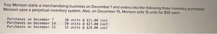 ending inventory when costs are assigned based on the LIFO method. Answar