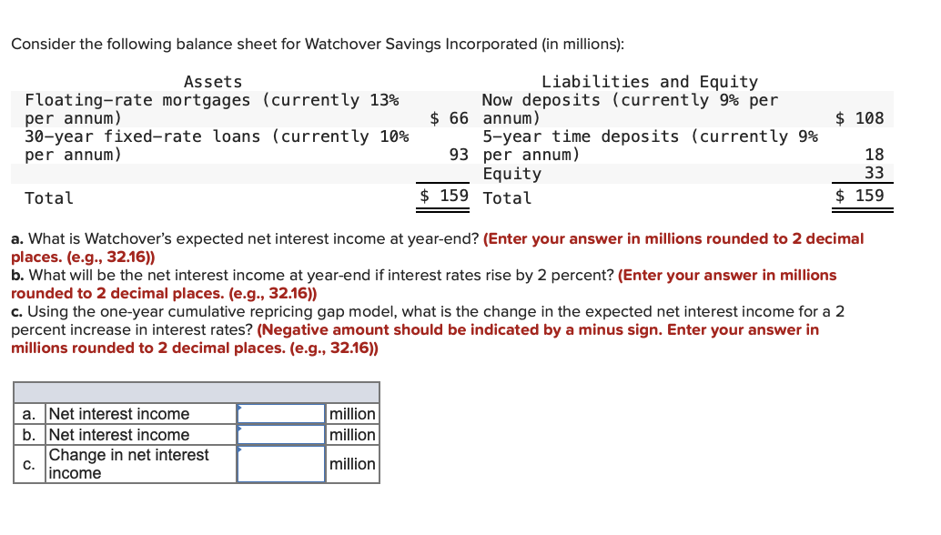 answers! Please provide answers for parts a through c Use the data