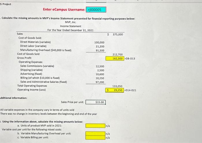 in the blue and yellow cell only. 1. DoNit add or delete