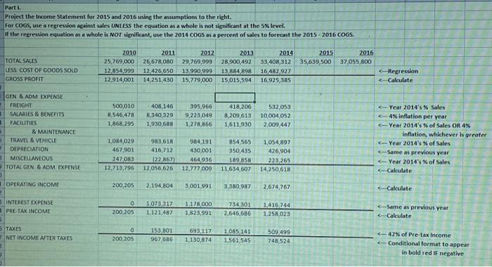 I would like as much help as possible please. Thank you. Part