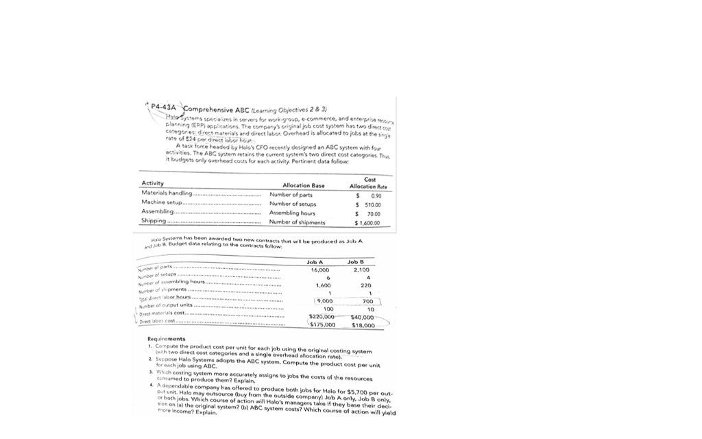  P4-43A e ABC (Learning Objectives 2 & 3 stems specializes in