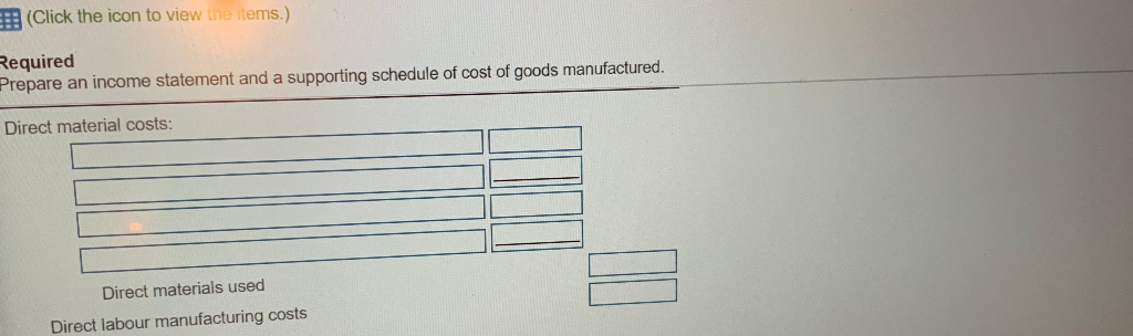 60 ror specmnc uale Work-in-process inventory, 1 January 2019 Direct materials inventory,
