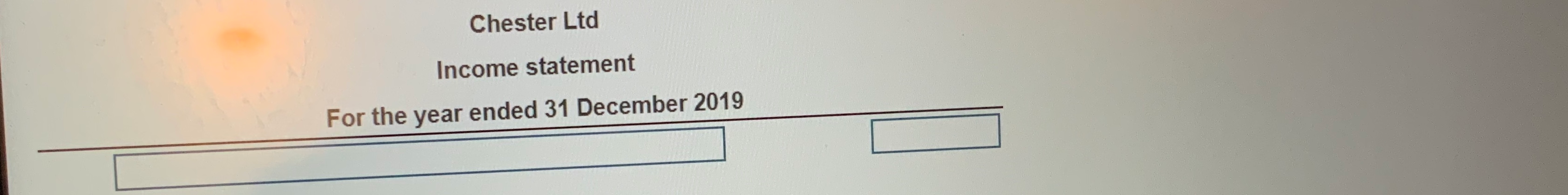 inventory, 1 January 2019 Accounts receivable, 31 December 2019 Accounts payable, 1