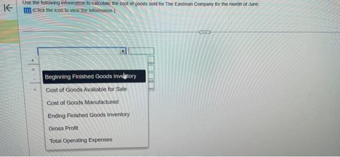 June: Click the icon to view the information.) Use the following information