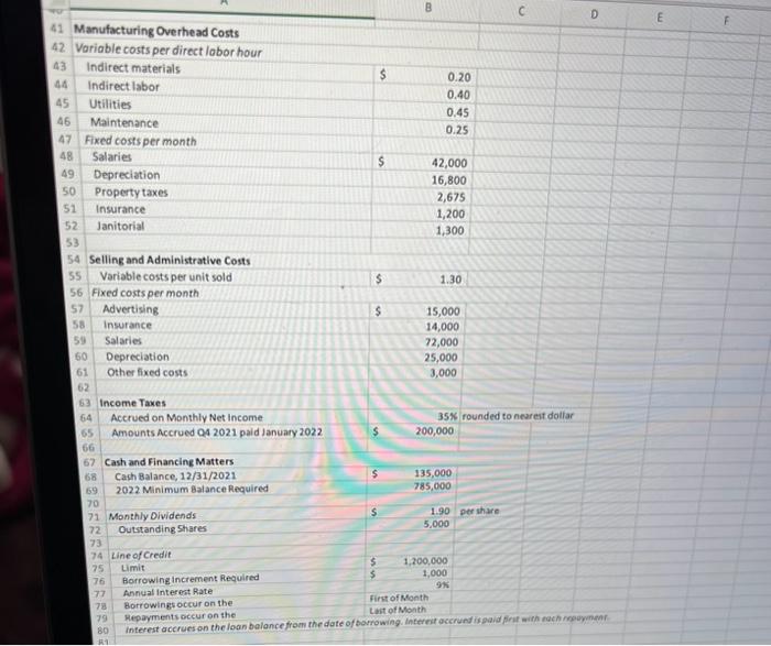 ore presinted on the Facts tab of this woribonk. Instructiont - Your