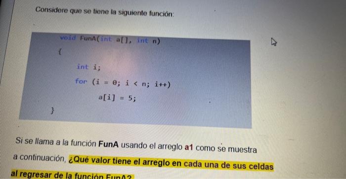 is called using the arrangement a1 like it is shown below, What