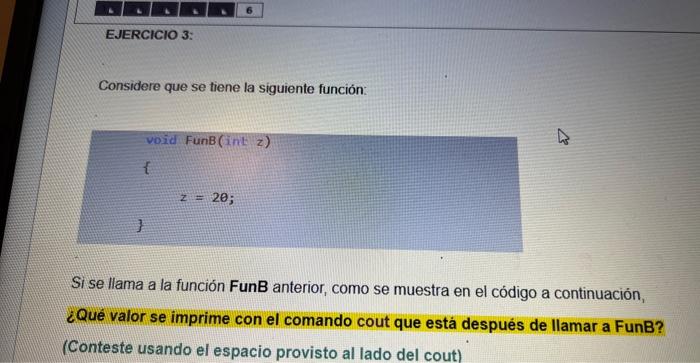 returns from the function FunA? 3. If the above FunB function is