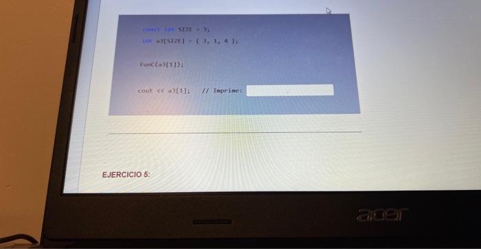 FunC function is called, as shown in the code below, What value