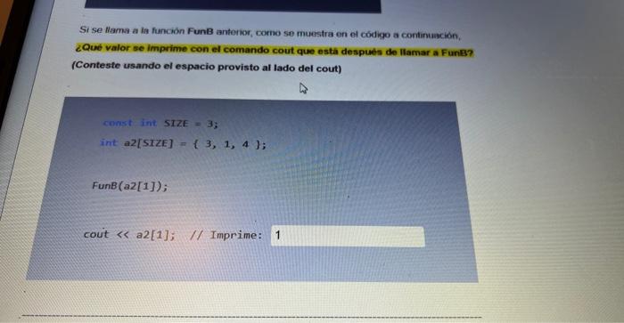 when it returns from the function FunA? 3. If the above FunB