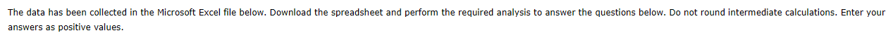  The data has been collected in the Microsoft Excel file below.