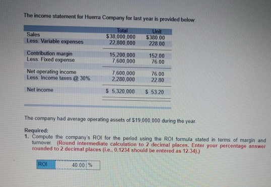  please solve only part E with explanation. The income statement for