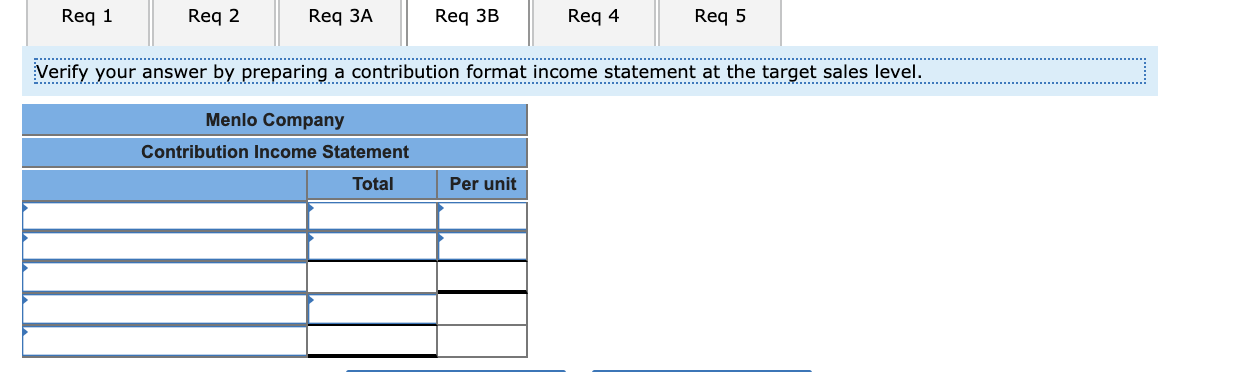 Required: a. Assume that only one product is being sold in each