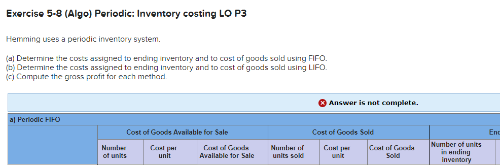 You! The outline is different Required information Use the following information for
