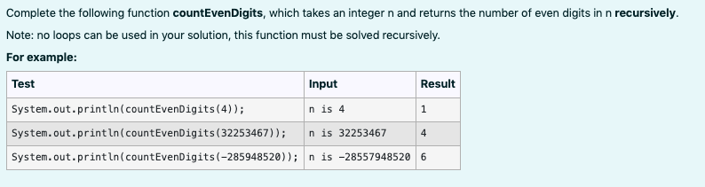 please help me with this JAVA question asap Complete the following function