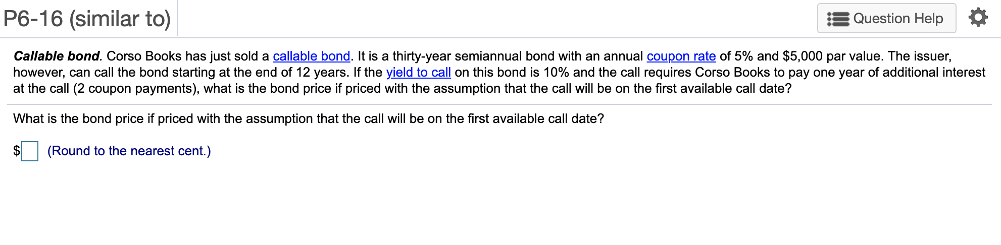 bonds that you are considering as a potential investment. Unfortunately, your fax