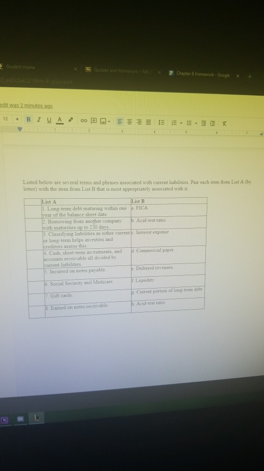information for the first month of the year is Federal and state