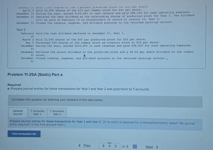 cash dividends across two accounting cycles LO 11-3, 11-6 [The following information