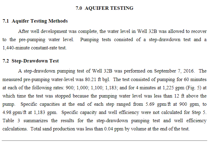 Given the Case Study 2 Well 31B Report in your Reference materials: