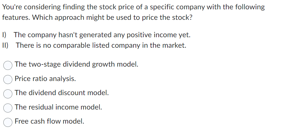 price by the end of 2023 using price P/E. Assume that the