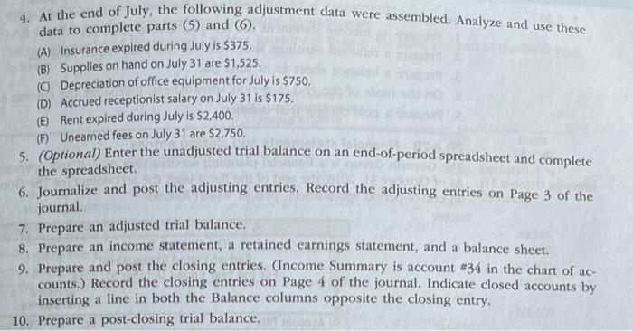 PR 4-5A Complete accounting cycle Obj, 4,5 For the past several years,