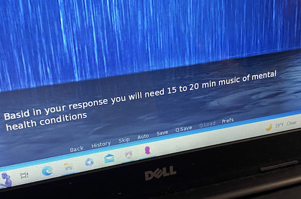 than have three choices wich each choice has its own pic and