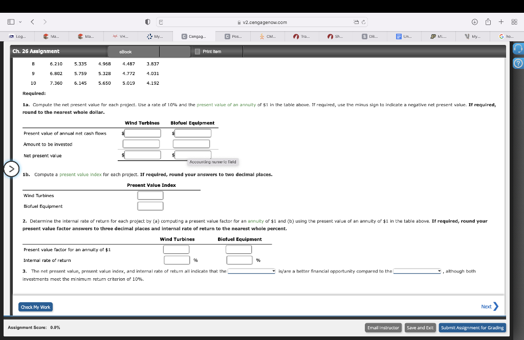 for a service company The management of Advanced Altemative Power Inc. is