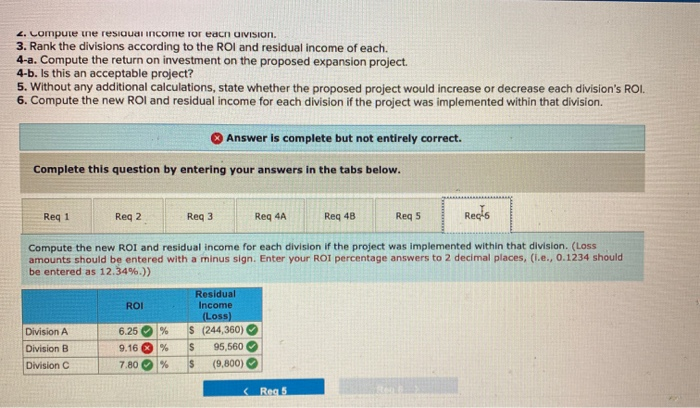 project in the upcoming year that will cost $5.4 million and return