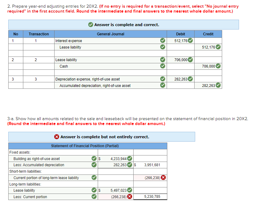 an original cost of $8,456,000 and accumulated depreciation of $2,536,800 as of