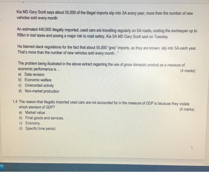 Write down the letter that represents the correct answer next to each