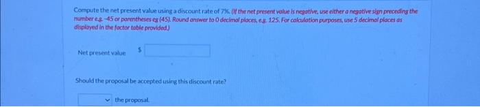 preceding the number es -45 or parentheses es (45). Round answer to