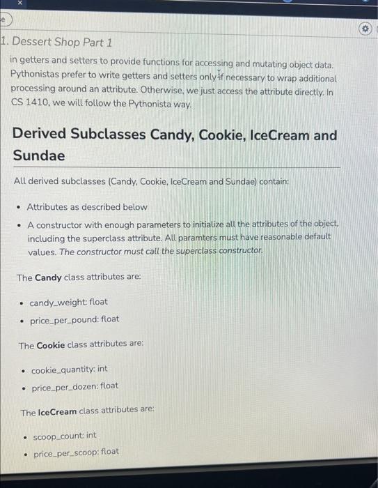 Dessert Shop sells candy by the pound, cookies by the dozen, ice