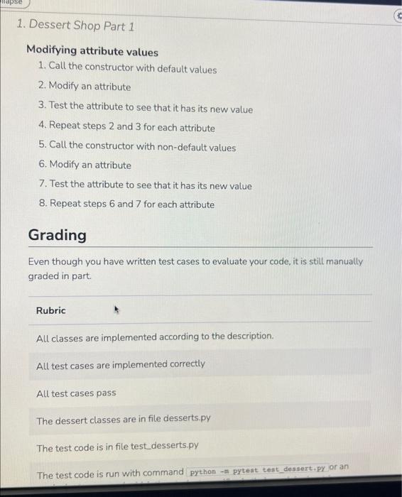 this time, but there will be later. Your code will be tested