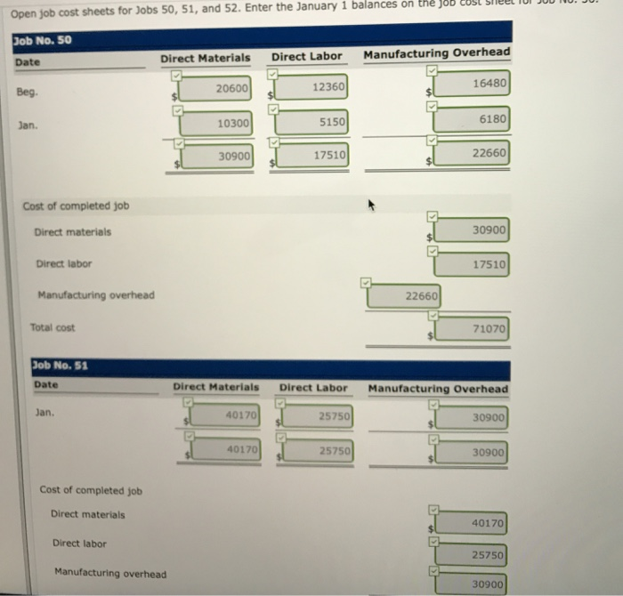 on the basis of direct labor costs. On January 1, 2017, Job